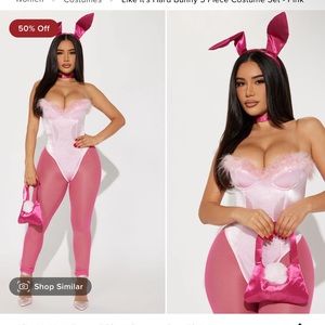 Pink Bunny Halloween Costume